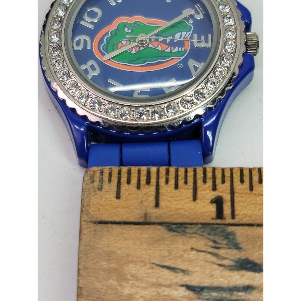 Florida Gators Blue Silicone Band Wrist Watch Crystal Bezel Unisex College Works - Picture 6 of 12